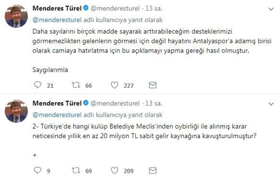 Başkan Türel’den Ali Şafak Öztürk’e sosyal medyadan cevap - 2