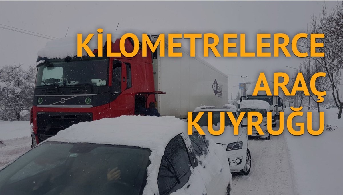 TIR kazası nedeniyle Bolu Dağı’nda trafiği aksattı