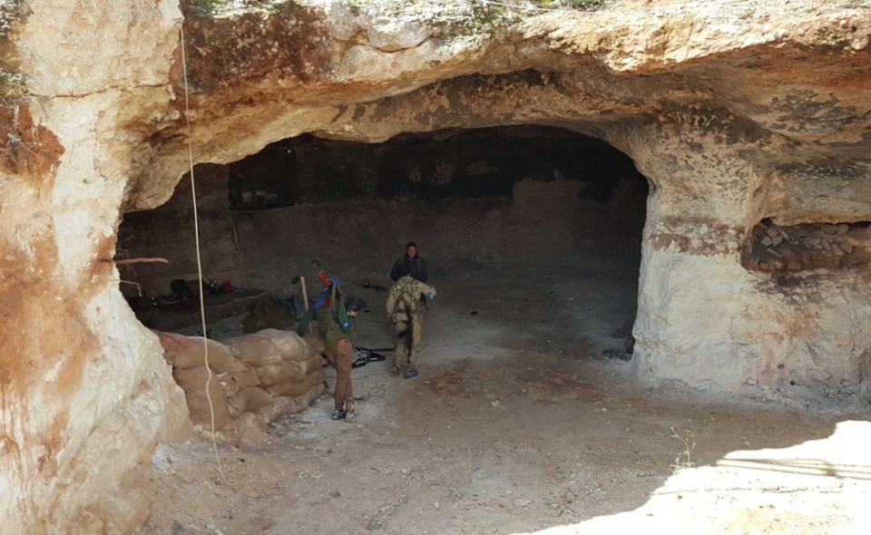 Bafliun dağında teröristlerin kullandığı mağaraya operasyon - 2