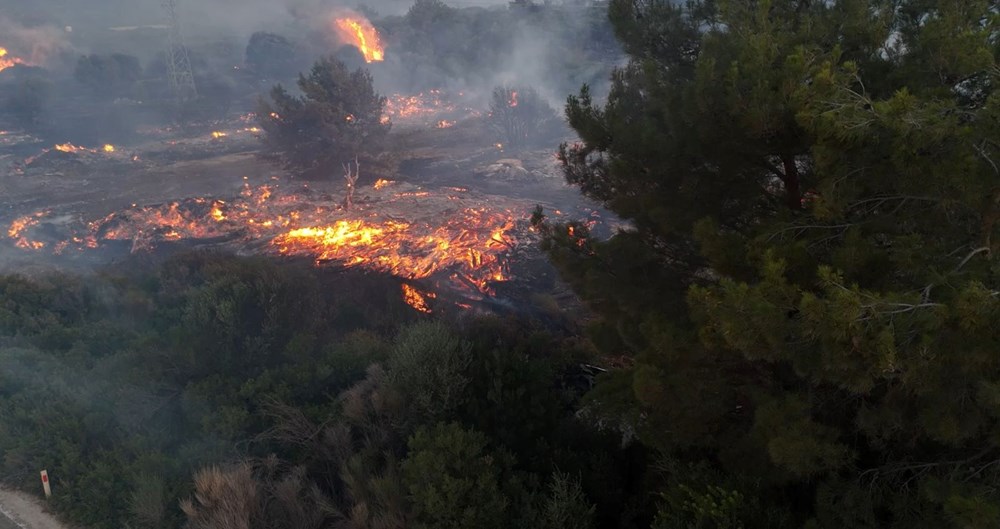 İzmir ve Antalya'da orman yangını: Çeşme'de otoyol kapandı, Lara'da alevler evlere yaklaştı, Ödemiş'te bir kişi can verdi - 3