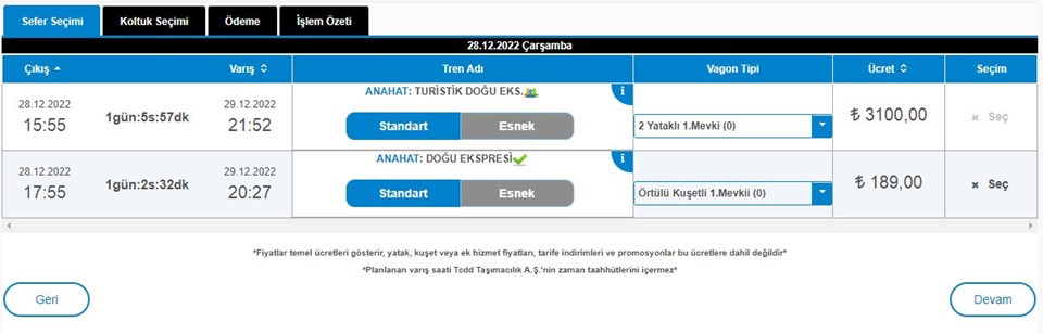 Turistik Doğu Ekspresi yeni sezon seferlerine başladı (Doğu Ekspresi ne kadar, bilet nasıl alınır?) - 1