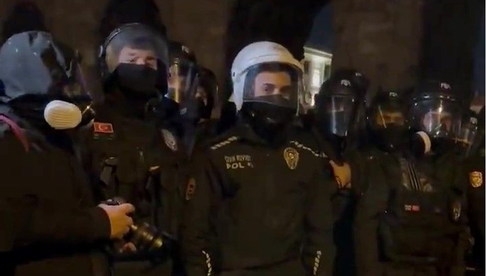 Saraçhane'de polisi