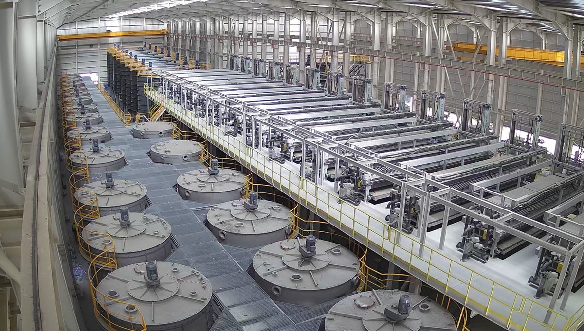 102 milyon dolarlık çinko tesisi 20 Kasım'da açılıyor