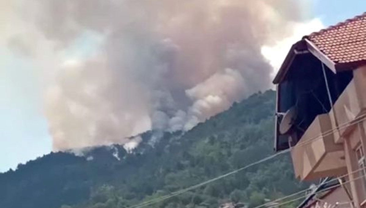 Zonguldak Devrek’te orman yangını: Bir mahalle tahliye ediliyor