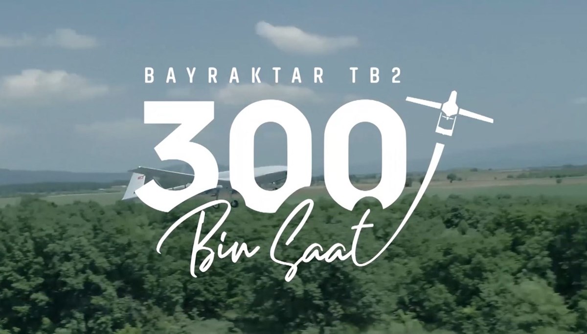 'Bayraktar' uçuş rekoru kırdı: 300 bin uçuş saatini tamamladı