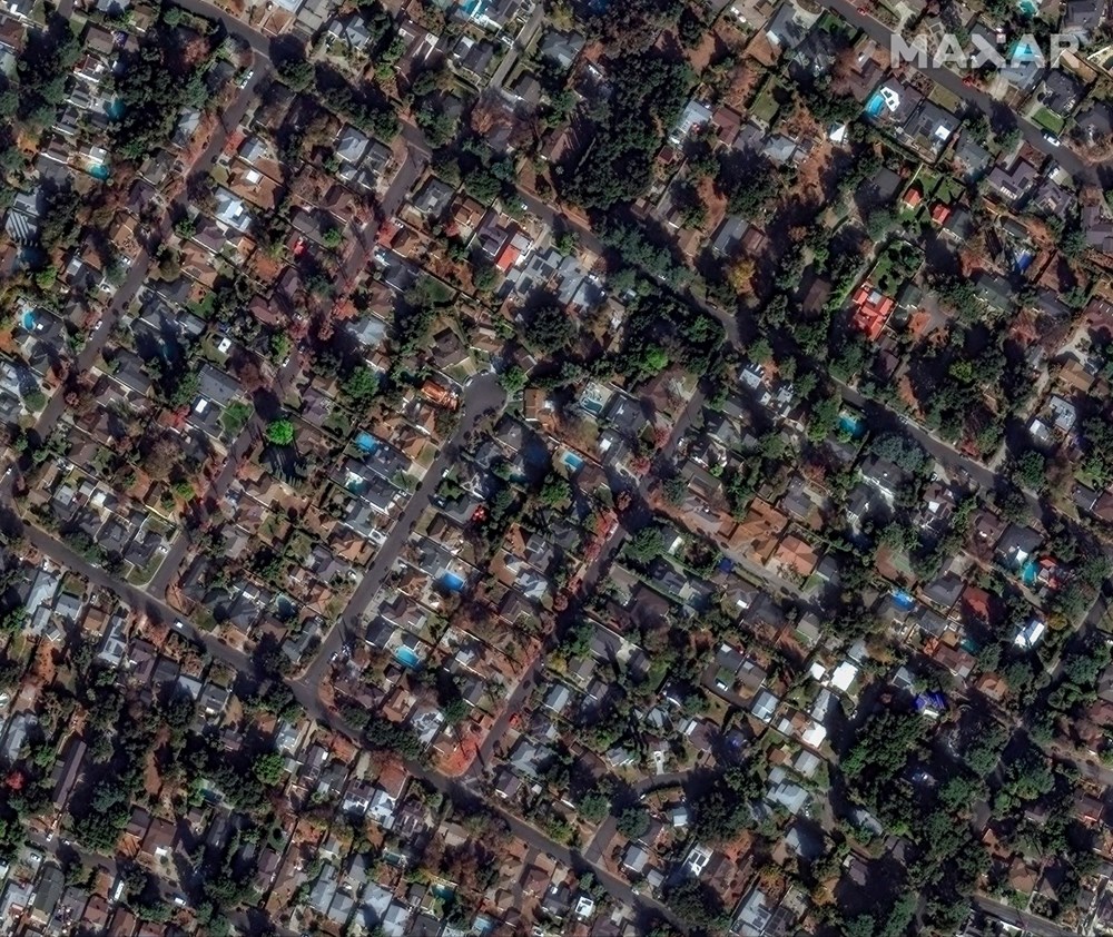 Los Angeles ateş çemberinde: Felaketin boyutu uydu fotoğraflarında - 5