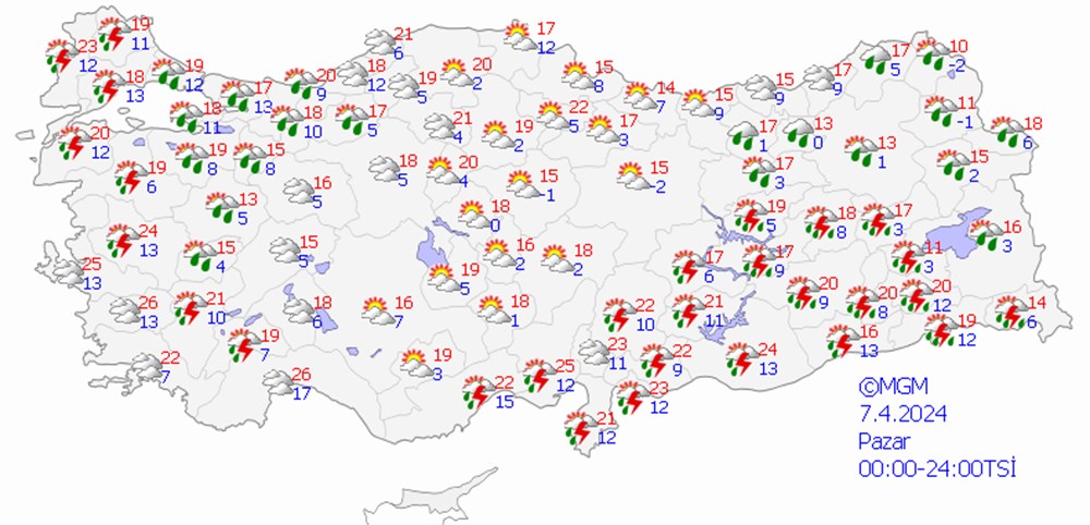 12 il için sağanak uyarısı! Sıcaklıklar 6 derece düşecek (Bayram tatilinde hava nasıl olacak?) - 6