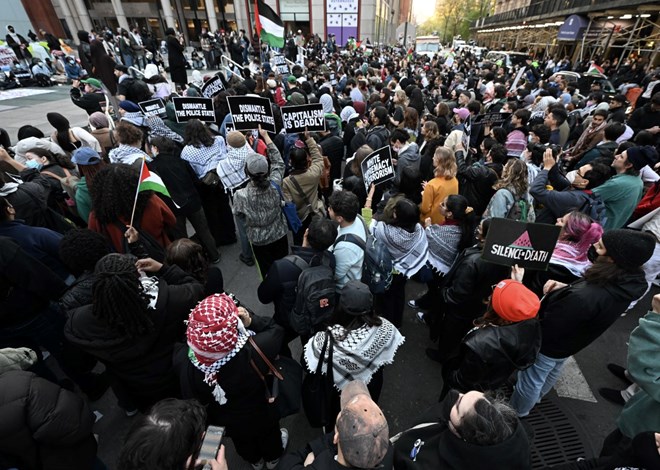 ABD üniversitelerinde Gazze protestosu