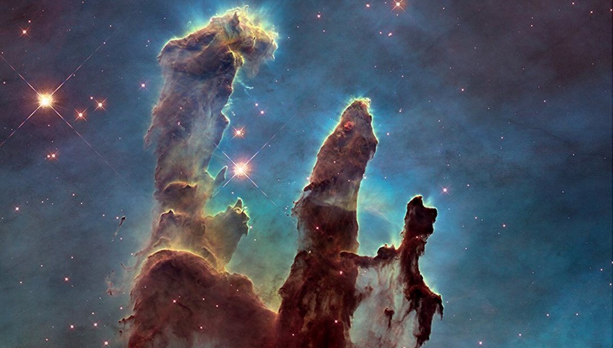 NASA, Kartal Bulutsusu'ndan 'Yaratılış Sütunları'nın görüntülerini paylaştı