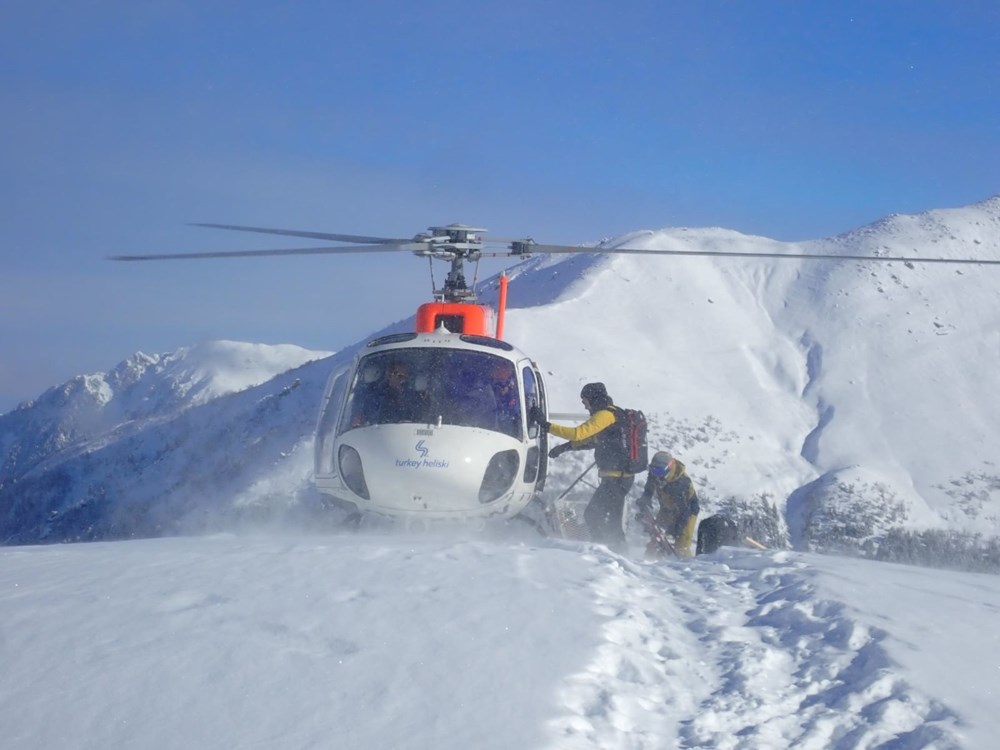 Kaçkar Dağları'nda 'heliski' heyecanı sürüyor - 7