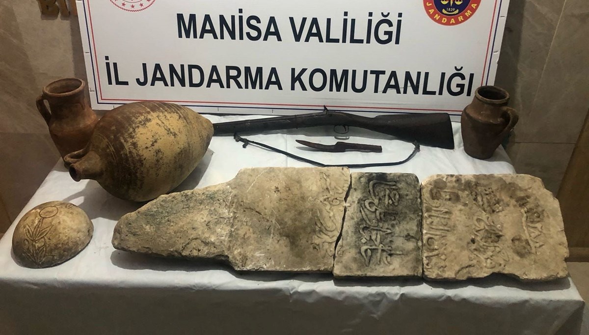 Manisa'da 'tarihi eser' operasyonu