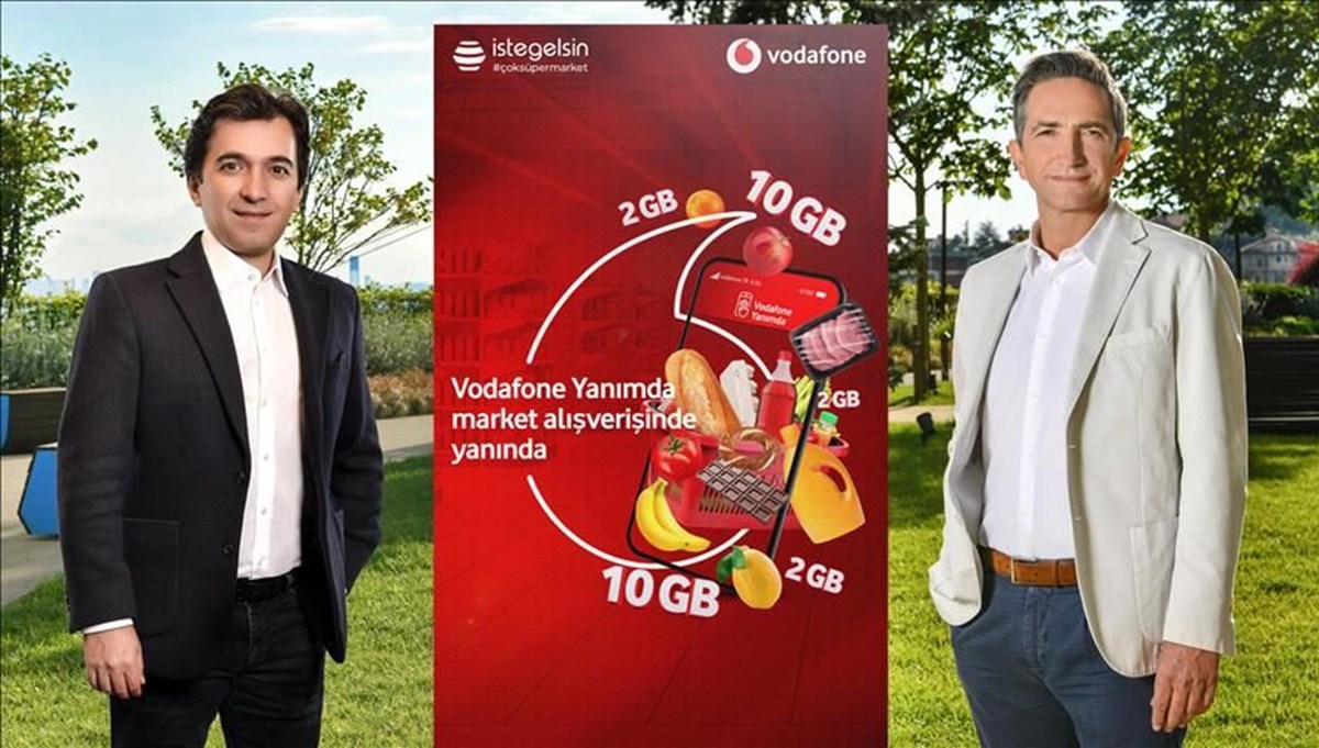 Vodafone, istegelsin işbirliğiyle online market dünyasına girdi: Süpermarket Yanımda