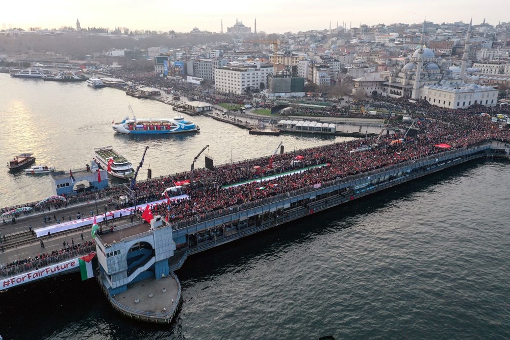 İstanbul'da şehitler ve Gazze için yürüyüş - 5