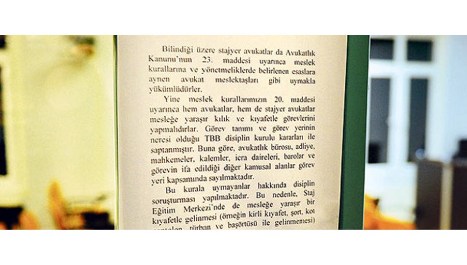 Baro: Cübbeyle türban bir arada olmaz