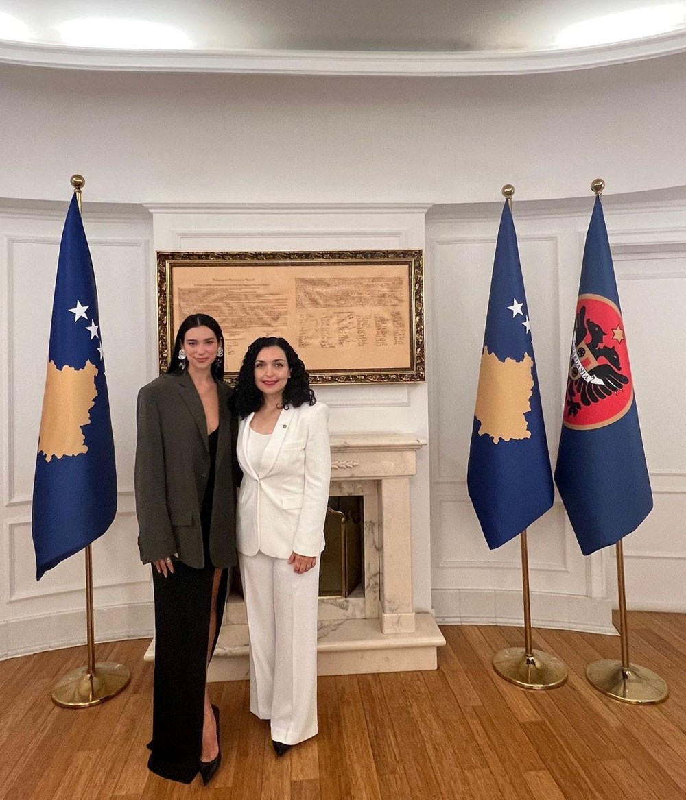 Şarkıcı Dua Lipa’ya Kosova Fahri Elçisi unvanı verildi - 2
