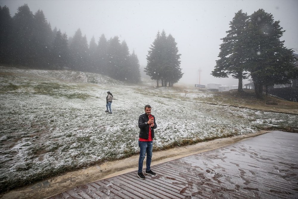 Yurttan manzaralar: Kar erken geldi - 24