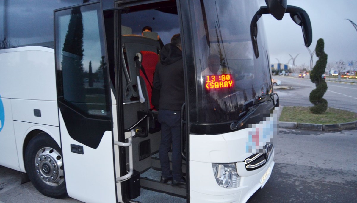 Kural ihlali yapan otobüs şoförüne sivil polisten ceza