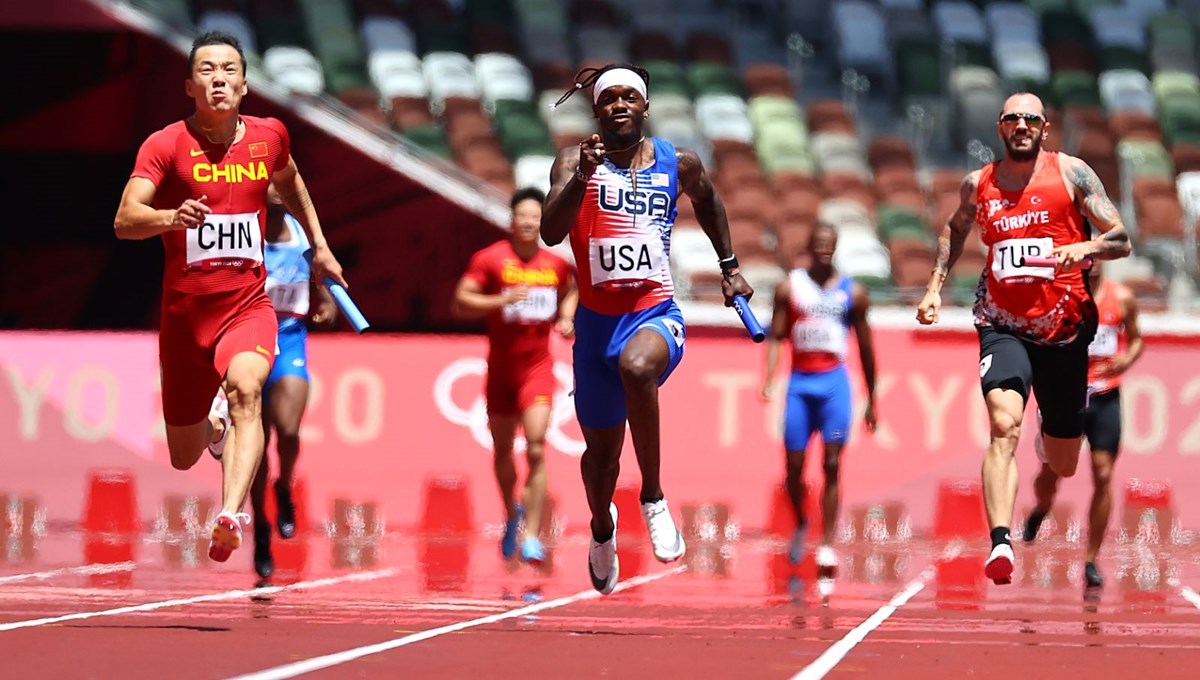 Erkekler 4x100 metre elemelerinde Türk Milli Takımı, diskalifiye edildi