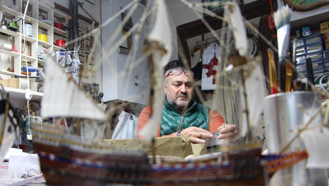 40 metrekarelik dükkandan Amerika'ya gemi maketi gönderiyor: Beyaz Saray'dan bile aradılar