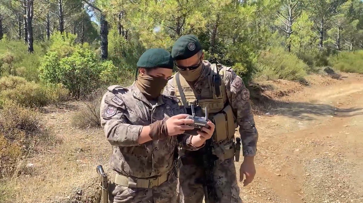 Çalışmalarda drone da kullanılıyor
