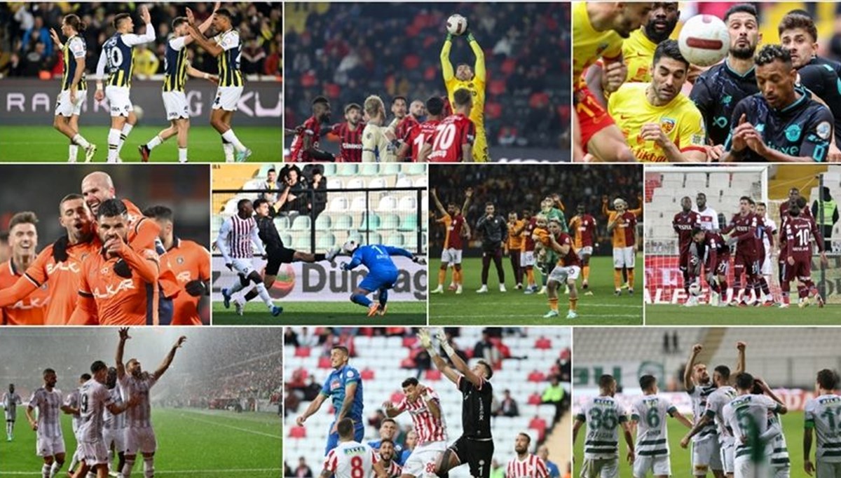 Süper Lig'in 13. haftası tamamlandı: Yeni program ve puan durumu