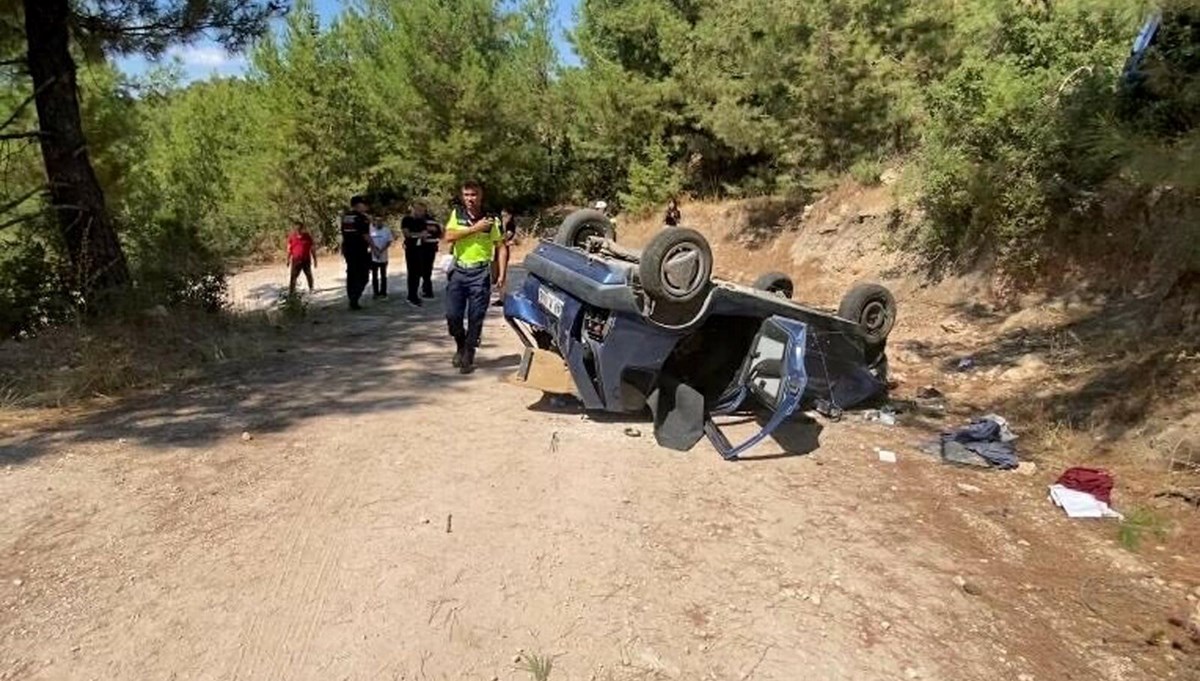 Anne ile iki yaşındaki oğlu kaza kurbanı