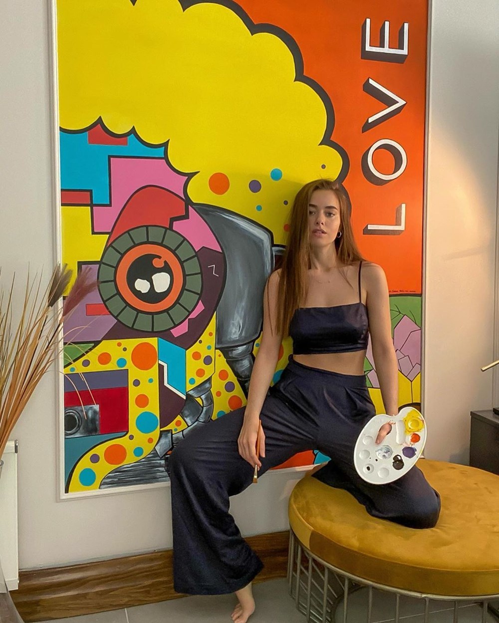 Corona g�nlerinde �nl�lerin ev halleri