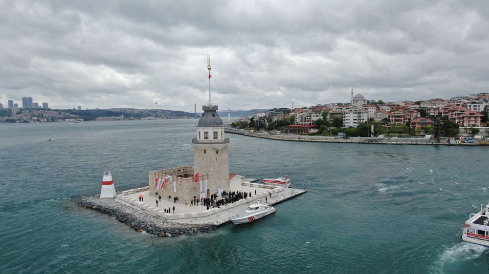 Restorasyonu tamamlanan Kız Kulesi kulesi açıldı - 9