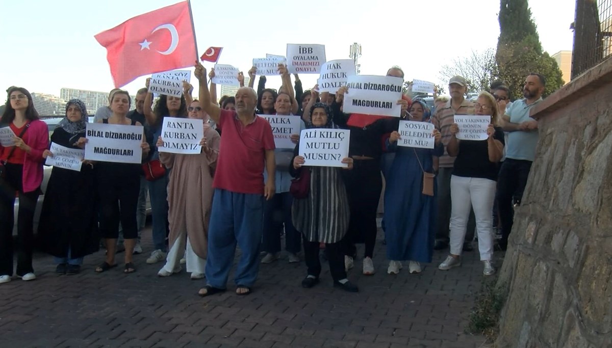 İstanbul’da çürük raporu verilen sitede protesto