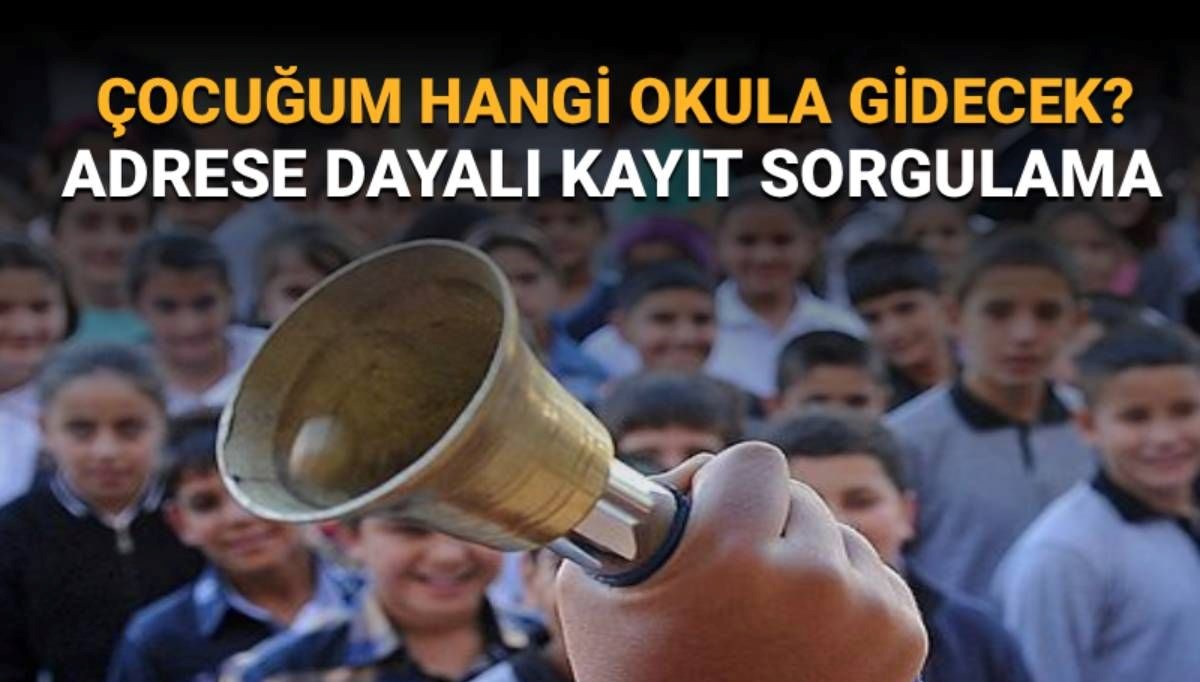 e Okul adrese dayalı ilkokul kayıtları sorgulama ekranı: Çocuğum hangi okula gidecek?
