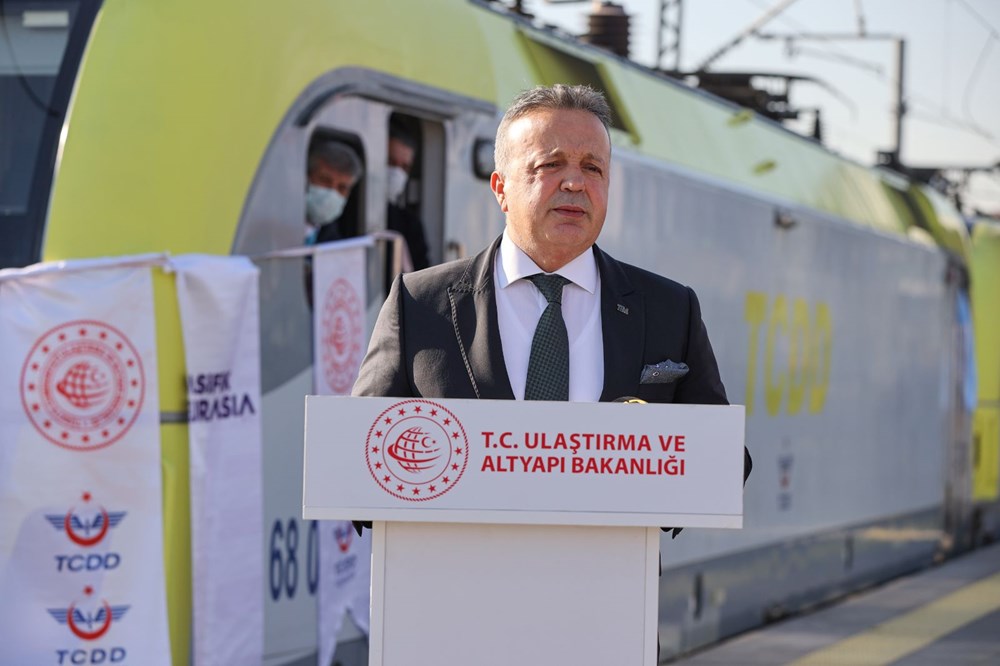 Türkiye'den Çin'e gidecek ilk ihracat treni İstanbul'dan uğurlandı - 10