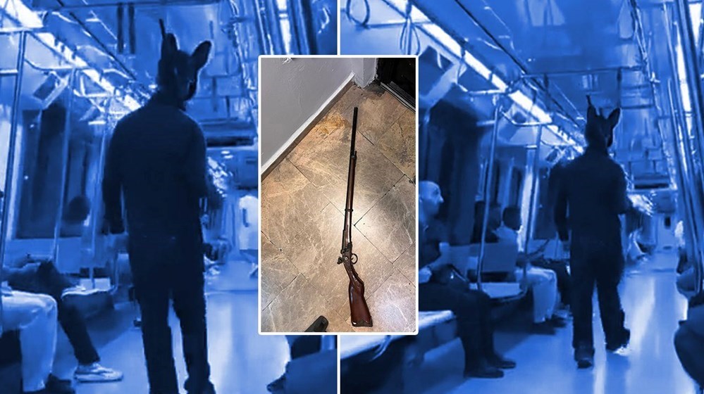 Metroda daha önce de tüfekli tavşan paniği yaşanmıştı.
