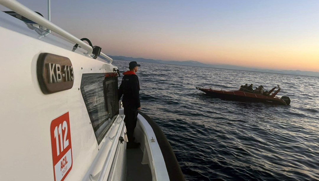 Marmaris'te 20 göçmen kurtarıldı