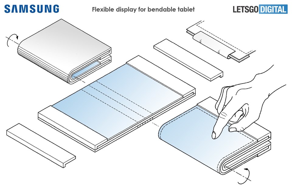 Samsung'tan katlanabilir tablet - 1