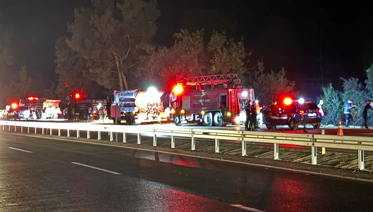 Antalya'da ormanlık alanda yangın