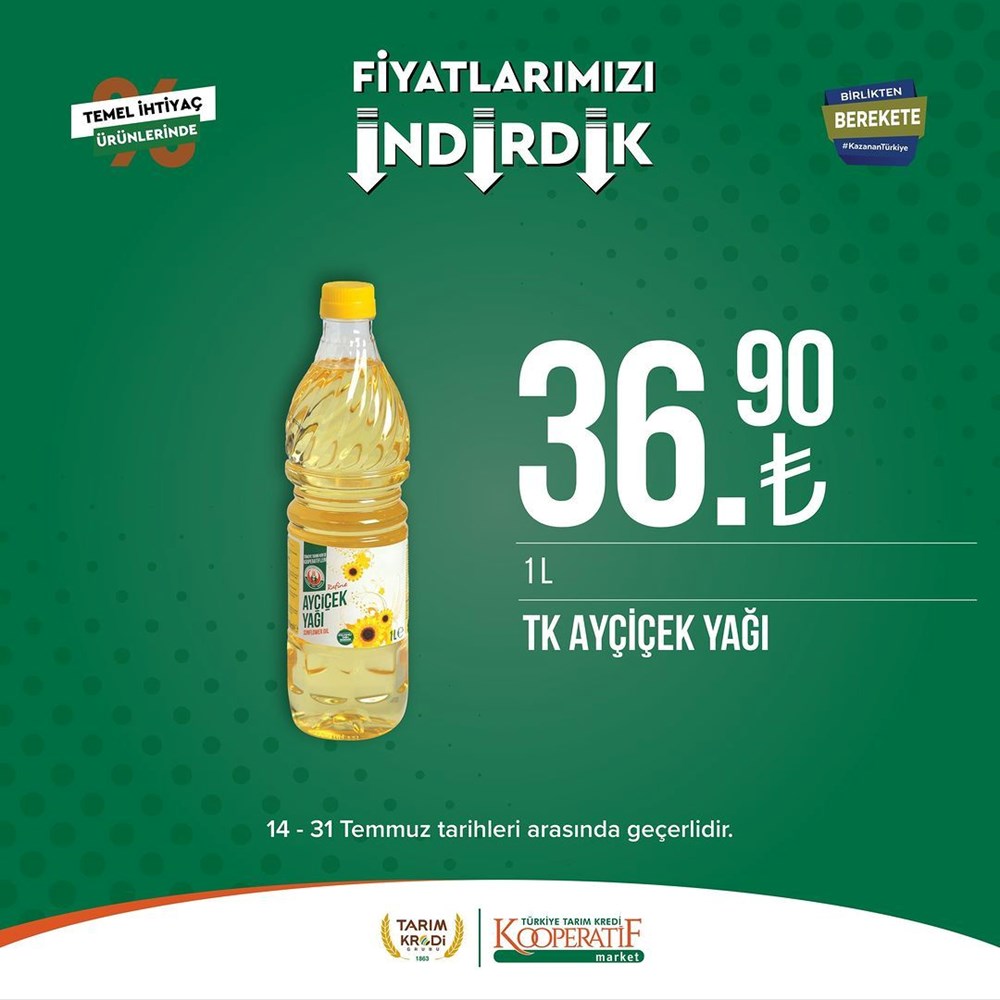 Tarım Kredi Kooperatif Market yeni indirimli ürünler listesi belli oldu (15-31 Temmuz 2023 Tarım Kredi Market indirimleri) - 19