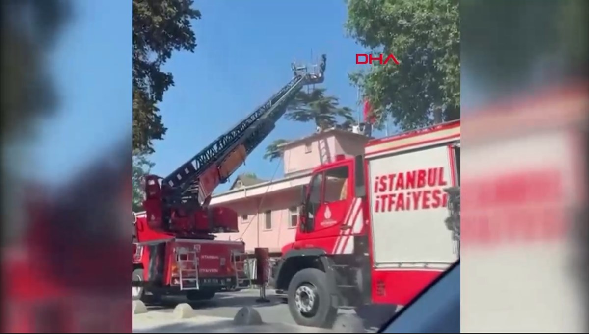 Baltalimanı Kemik Hastanesi'nde yangın çıktı Baltalimanı Kemik Hastanesi'nde yangın çıktı