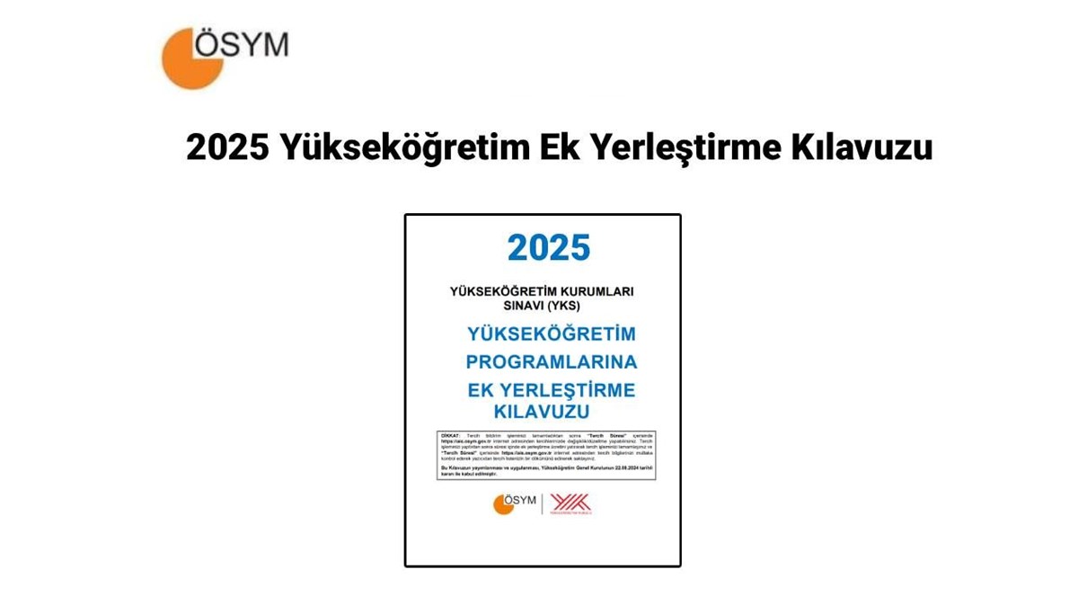 ÖSYM YKS ek tercih kılavuzu ve boş kontenjanlar listesi 2025: YKS ek tercih ücreti ne kadar, tercihler ne zaman?