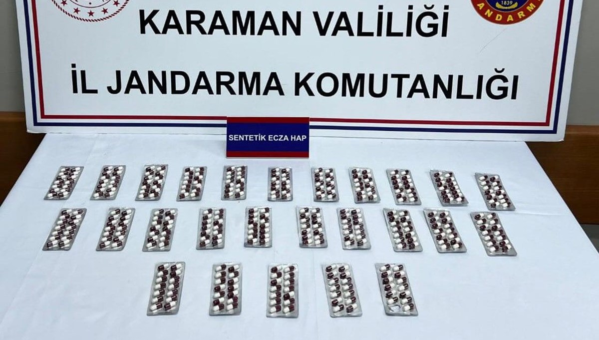 Jandarmadan uyuşturucu hap operasyonu Jandarmadan uyuşturucu hap operasyonu