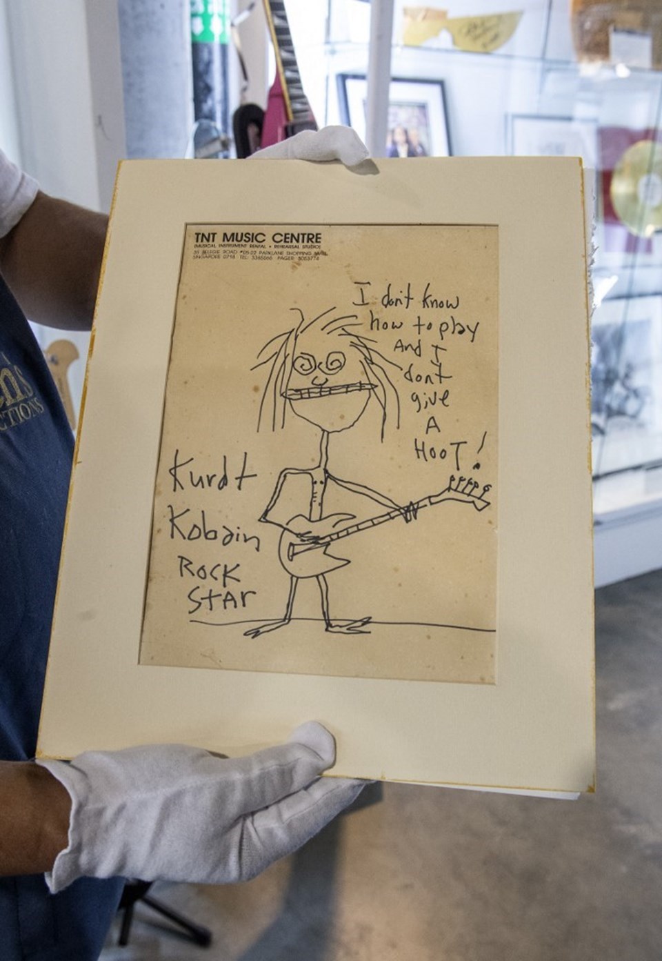 Kurt Cobain'in çizimi 281 bin dolara satıldı - 1