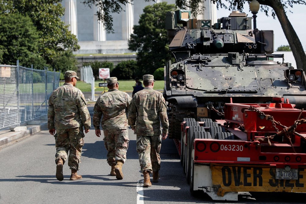 Tanklar Washington sokaklarında - 1