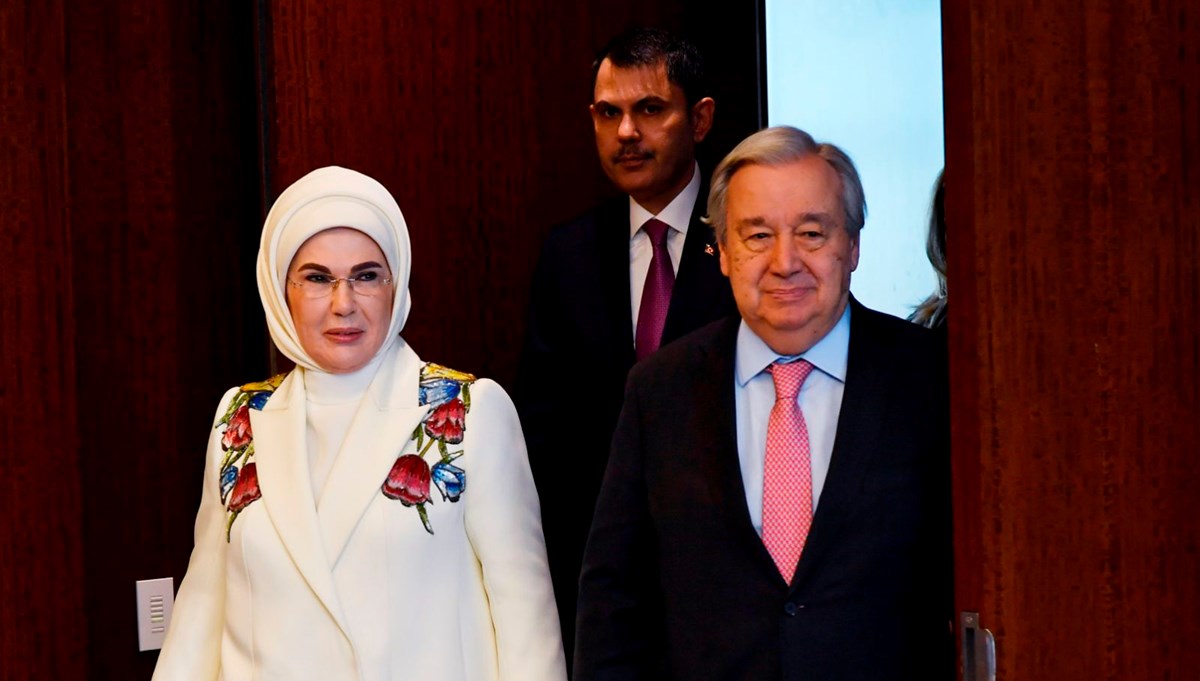 Sıfır Atık Günü: Emine Erdoğan New York'ta BM Genel Sekreteri Guterres'le bir araya geldi