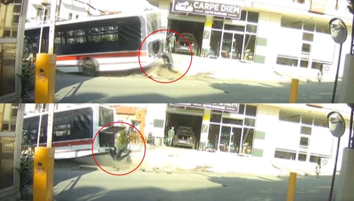 Arızalanan otobüs hareket etti, kaputa tutup sürüklenen şoför yaralandı Arızalanan otobüs hareket etti, kaputa tutup sürüklenen şoför yaralandı