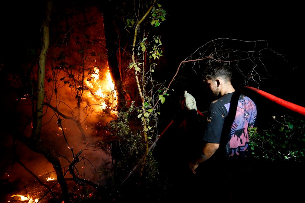 Turizm cenneti Kemer'de orman yangını - 16