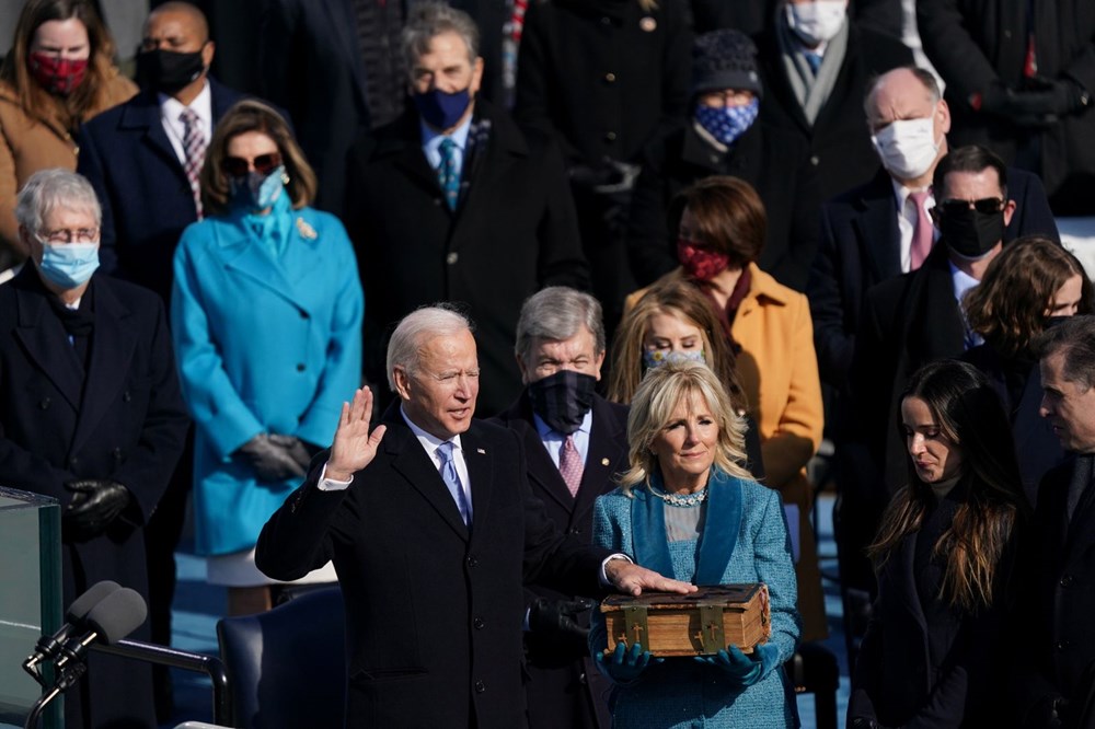 Joe Biden'ın yemin töreninden kareler (ABD'nin 46. Başkan Joe Biden göreve başladı) - 25