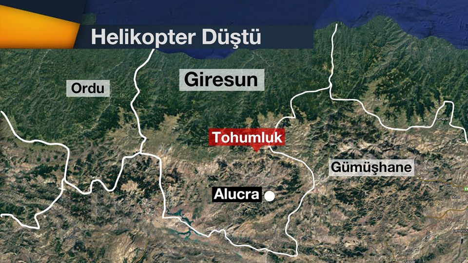 Giresun'da askeri helikopter düştü: 7 şehit, 8 yaralı - 1