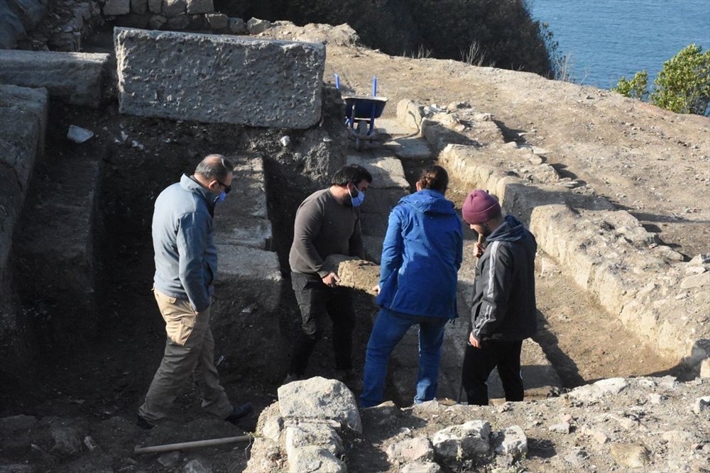 Tieion Antik Kenti'nde Friglere ait yazılar ile Dor başlıkları ortaya çıkarıldı - 5