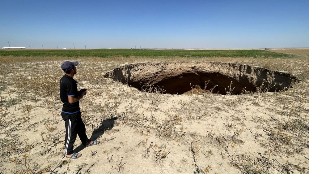 Konya'da 70 metre derinliğinde obruk - 4