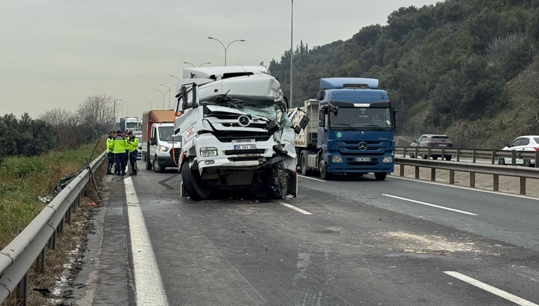 Anadolu Otoyolu'nda zincirleme kaza