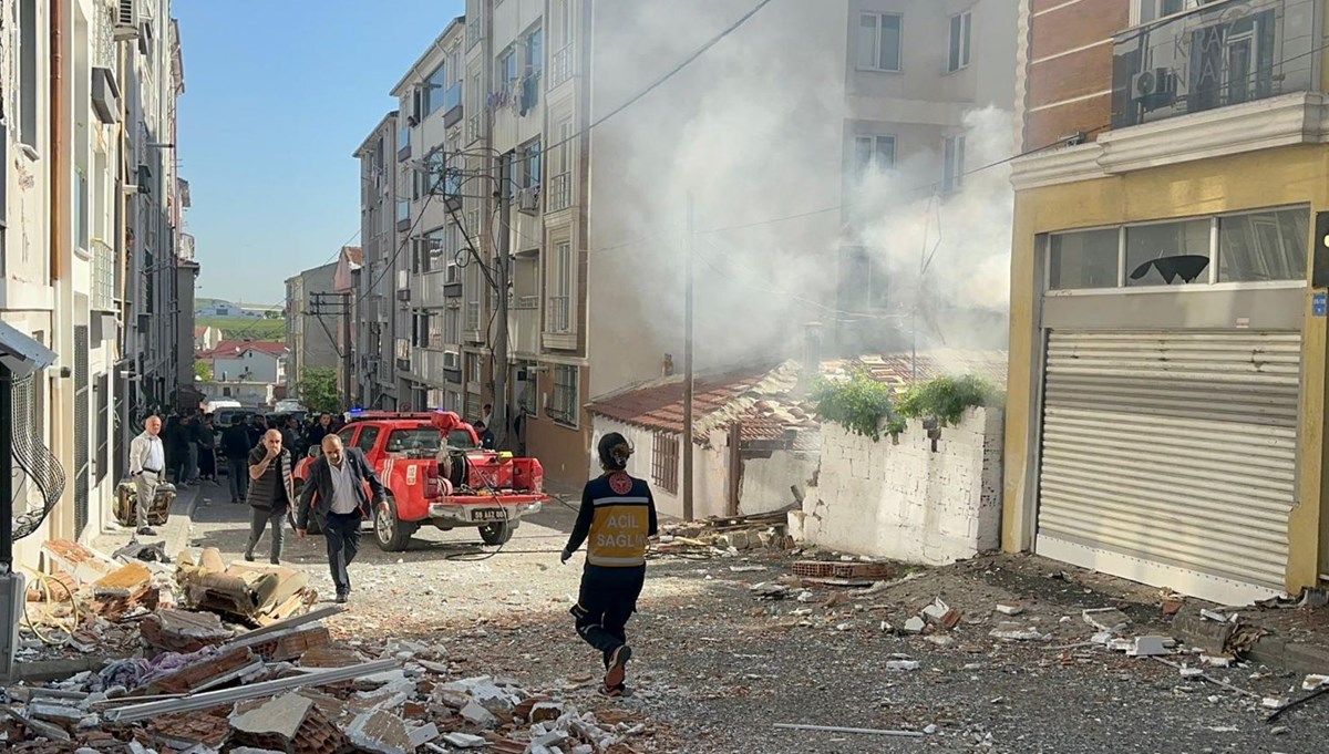 Çorlu'da bir apartman dairesinde korkutan patlama: Bir kişi ağır yaralandı